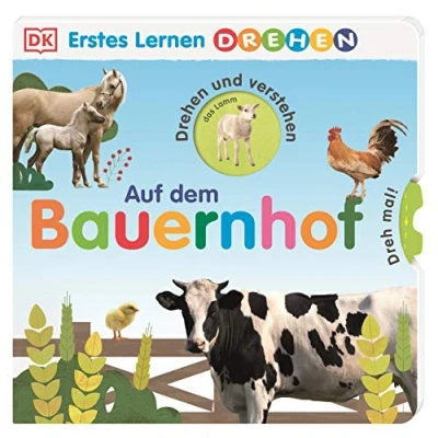 Abbildung von Erstes Lernen Drehen. Auf dem Bauernhof: Pappbilderbuch mit Gucklöchern und Drehscheiben ab 2 Jahren