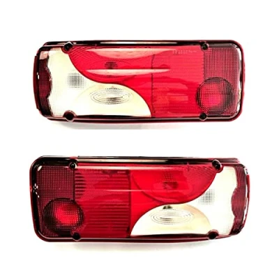 Abbildung von MelTruck® 2x Heckleuchte Rückleuchte Rucklicht für LKW Anhänger MAN SCANIA 12V 24V E 4 SET