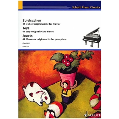 Abbildung von Spielsachen: 44 leichte Originalwerke für Klavier. (Schott Piano Classics)
