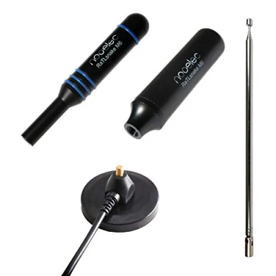 Abbildung von Nooelec RaTLSnake M6 v2 Premium 3 Antennen Bundle für NESDR, RTL SDR, HackRF und Andere Software Defined Radios. Magnetisches Peitschenantennen Set Funkgeräte mit 50 Ohm SMA Anschlüssen