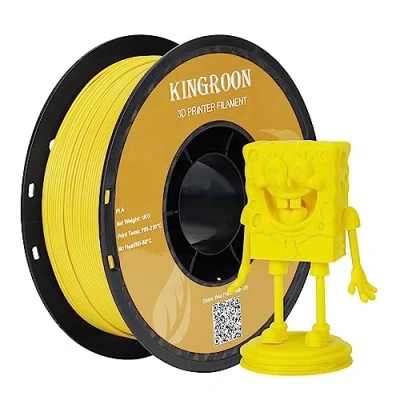 Abbildung von kingroon 3D Printer Filament PLA Druckerfilament (Polycaprolacton, Gelbe)