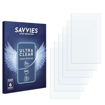 Abbildung von Savvies 6 Stück Schutzfolie für Vmax VX4 Displayschutz Folie Ultra Transparent