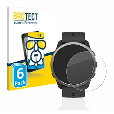 Abbildung von BROTECT Schutzglas für Suunto 5 Peak (6 Stück) Schutzfolie Panzer Folie Glas [Extrem Kratzfest 9H, Anti Fingerprint, Ultra Transparent]