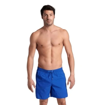 Abbildung von Arena Herren Mens Beach Boxer Solid Swim Trunks, Royal, XL EU