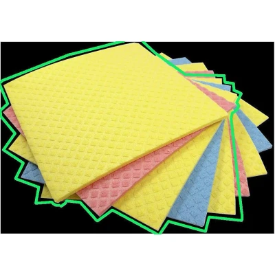 Abbildung von aqualine 9006 02225 Schwammtuch, 18 x 19 cm, 5er set
