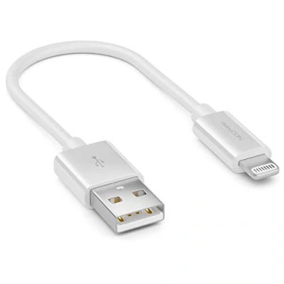 Abbildung von deleyCON 0,15m Lightning 8 Pin USB Ladekabel Datenkabel MFI Smartphone Kabel