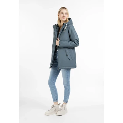 Abbildung von Gepolsterte Regenjacke EISGEBUNDEN XS / Blue Gray 100% Polyester