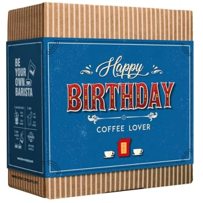 Abbildung von Kaffee Geschenk Set zum Geburtstag 5 Beste Single Estate Spezialitäten &amp; Bio Kaffees Aus Aller Welt Brauen Genießen Sie Jederzeit Überall Kaffeeliebhaber Geschenkidee für Männer Frauen