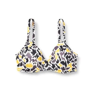 Abbildung von Sloggi Shore Fancy Guppy Bikini Top Schwarz/Gelb L+ Damen