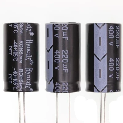 Abbildung von 5 Stück 400V 220UF Steckbarer Aluminium Elektrolytkondensator 22x40 22 * 40mm
