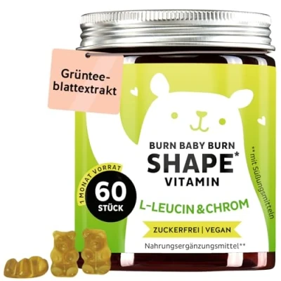 Abbildung von Bears with Benefits Stoffwechsel Komplex mit Chrom, Biotin, Zink, L Leucin, Grünteeblattextrakt 60 Stück Vegan Zuckerfrei