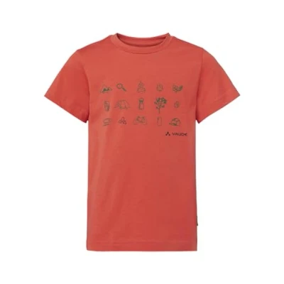 Abbildung von VAUDE Unisex Kinder Kids Lezza T Shirt, Hotchili, 110 116 EU