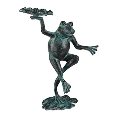 Abbildung von relaxdays Gartenfigur Frosch, M