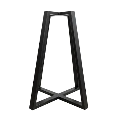Abbildung von Natural Goods Berlin Tischgestell Pyramide 62cm hoch Tischfuß aus Metall DIY Möbelfuß für Beistelltisch, Nachttisch, Laptoptisch, Hocker Tischbeine Schwarz (ohne Tischplatte)