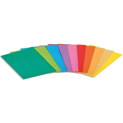 Abbildung von Exacompta 800001E Aktendeckel aus Manila Karton 80g/m² 100 Stück 10 sortierte Farben