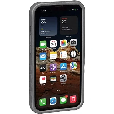Abbildung von Topeak Unisex Erwachsene RideCase Halterung, Schwarz/Grau, 13,9 x 7,2 1,5 cm