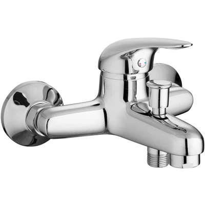 Abbildung von Schütte Wannenarmatur &quot;Magna&quot;, Mischbatterie Badewanne, Wasserhahn Bad, in Chrom