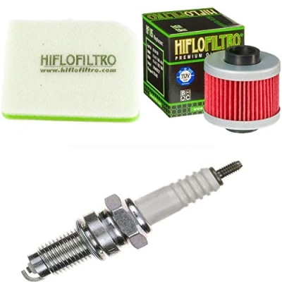 Abbildung von Luftfilter Ölfilter Zündkerze für Scarabeo 125 Baujahr 1999 2002 Servicekit Wartungskit