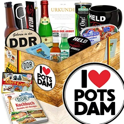Abbildung von I love Potsdam Geschenk Geschenkidee für den Mann DDR