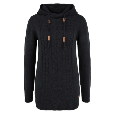 Abbildung von Oxmo Oxcable Kapuzenpullover, Damen, Größe: Small, Black