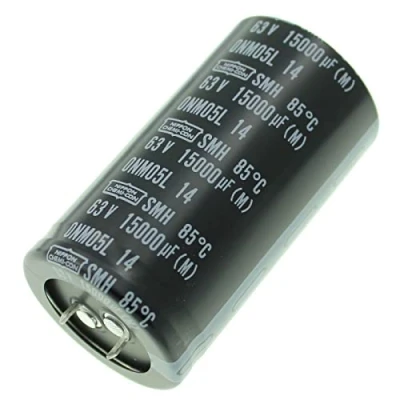 Abbildung von Elko Kondensator radial 15000µF 63V Snap In Elektrolytkondensator bis zu 85C 15000uF Electrolytic Capacitor from United Chemi Con