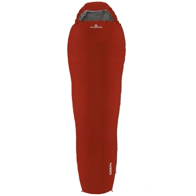 Abbildung von Ferrino Unisex Erwachsene Yukon Schlafsack, Rot/Grau, Einheitsgröße