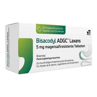 Abbildung von Bisacodyl ADGC Laxans 5 mg magensaftres. 100 St