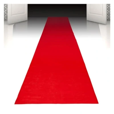 Abbildung von Boland Hängedekoration Roter Teppich, Empfange Deine Partygäste wie VIPs mit diesem 450 cm langen Teppich!
