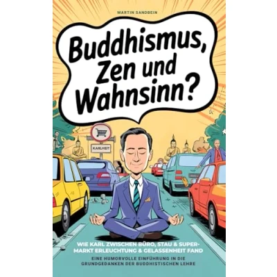 Abbildung von Buddhismus, Zen und Wahnsinn? Wie Karl zwischen Büro, Stau &amp; Supermarkt Erleuchtung Gelassenheit fand: Eine Humorvolle Einführung in die Grundgedanken der Buddhistischen Lehre