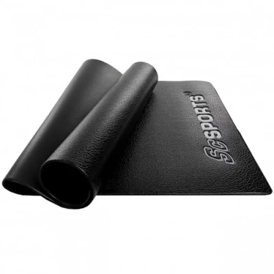 Abbildung von ScSPORTS® Bodenschutzmatte rutschfest, Schalldämmend, Größenwahl Matte, Bodenmatte, Multifunktionsmatte, Unterlegmatte, Schutzmatte für Fitnessgeräte, Laufband, Heimtrainer (120x60x0,6 cm)