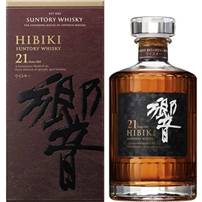 Abbildung von Suntory Hibiki 21 Years Old Blended Japanese Whisky 43% Vol. 0,7l in Geschenkbox