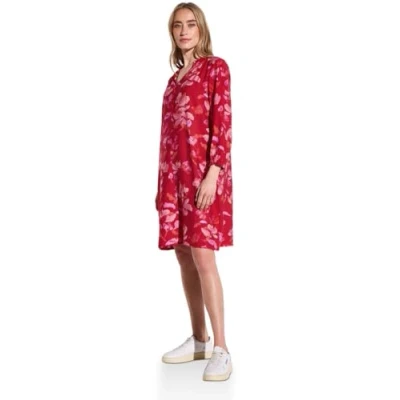 Abbildung von Street One Gemustertes Freizeitkleid, Damen, Größe: 36, Rot
