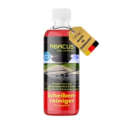 Abbildung von ABACUS® Reiniger Scheibenwaschanlagen, Scheibenreiniger Konzentrat Sommer, Scheibenwaschanlagen Konzentrat, Scheibenwischanlage Reiniger, Sommer 300 ml