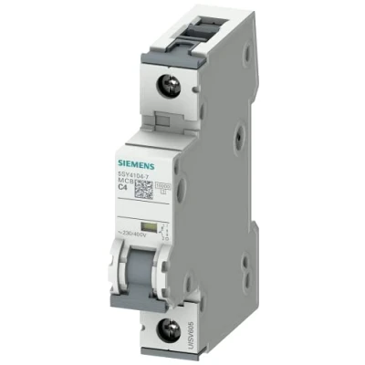 Abbildung von Siemens Automatik Schalter 70 accesoriable 10 KA curva c 1 Pole 4 A