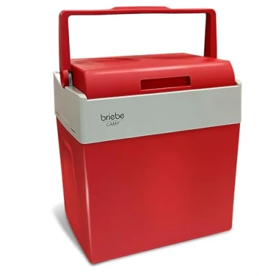 Abbildung von Elektrische Tragbare Kühlbox 28L für Camping und Auto 12V/220V Camper briebe