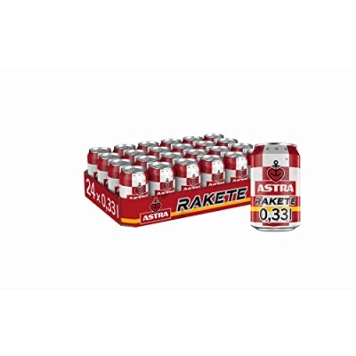 Abbildung von Astra Rakete Biermischgetränk, Dose Einweg (24 x 0.33 l), Sortenreines Dosen Set