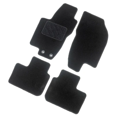 Abbildung von AutoStyle TM BM550 Fußmattensatz Textil vorne und hinten 4 schwarz