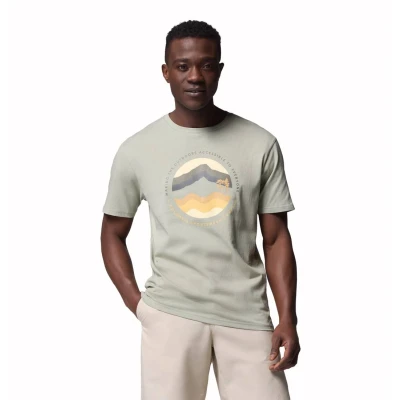 Abbildung von Columbia PATH LAKE Graphic TEE Tshirt print, Herren, Größe: XL, Collegiate navy