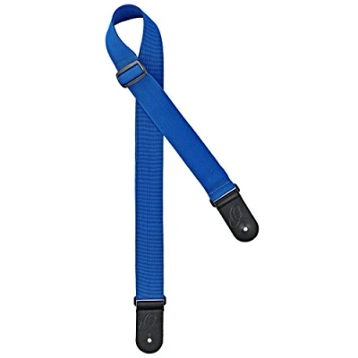 Abbildung von Ortega Guitars Gitarrengurt Länge Verstellbar Akustik Gitarre / Bass, E Gitarre, Bass Nylon Straps Series Nylon, Blau (ONS50STD BL)