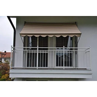 Abbildung von Angerer Freizeitmöbel Klemmmarkise, beige, Ausfall: 150 cm, versch. Breiten