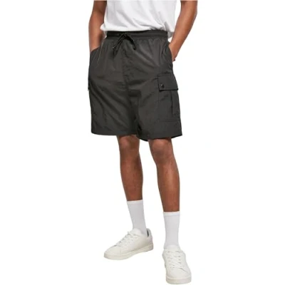 Abbildung von Urban Classics Nylon Cargo Shorts Shorts, Herren, Größe: Large, Black