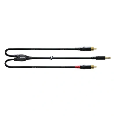 Abbildung von CORDIAL Kabel Y Adapter minijack stereo/2 RCA 1,5 m Essentials Mini Jack /