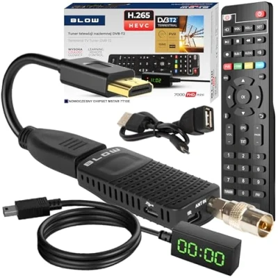 Abbildung von Tuner DVB T2 BLOW 7000FHD Mini H.265