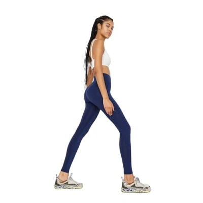 Abbildung von Trendyol Damen Roller Sportstrumpfn Yoga Pants Casual, Navy Blau, L