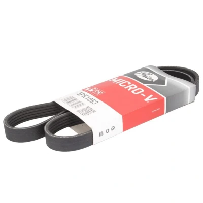 Abbildung von GATES Micro V 5PK1053 Keilrippenriemen 1053 5 Polyester, EPDM (Ethylen Propylen Dien Kautschuk) FIAT: Coupe, Ducato II Pritsche/Fahrgestell
