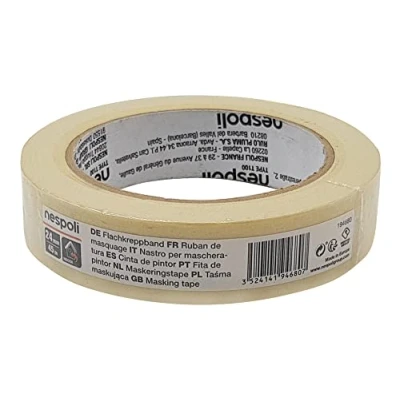 Abbildung von Nespoli Abdeckband, Malerband, mittelgroß, 24 mm x 45 m, ohne Lösungsmittel