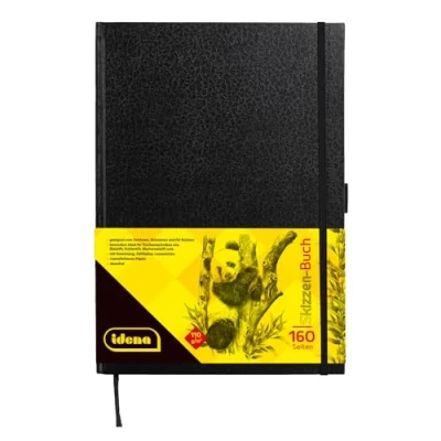 Abbildung von Idena Skizzenblock 63142 Skizzenbuch, A4, blanko, 80 Blatt, 110 g/m², Hardcover
