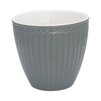 Abbildung von Greengate Alice Mini Latte Cup stone grey Ø 7 cm