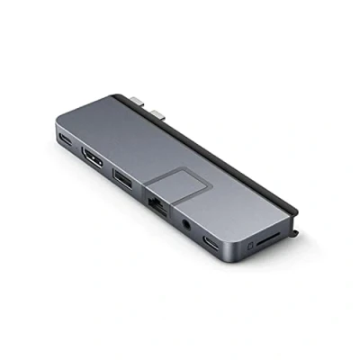 Abbildung von Targus HyperDrive DUO Pro 7 in 2 USB C Hub Grau