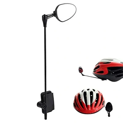 Abbildung von Rückspiegel, verstellbarer ABS Helm Rückspiegel mit freier Sicht für das Fahrrad